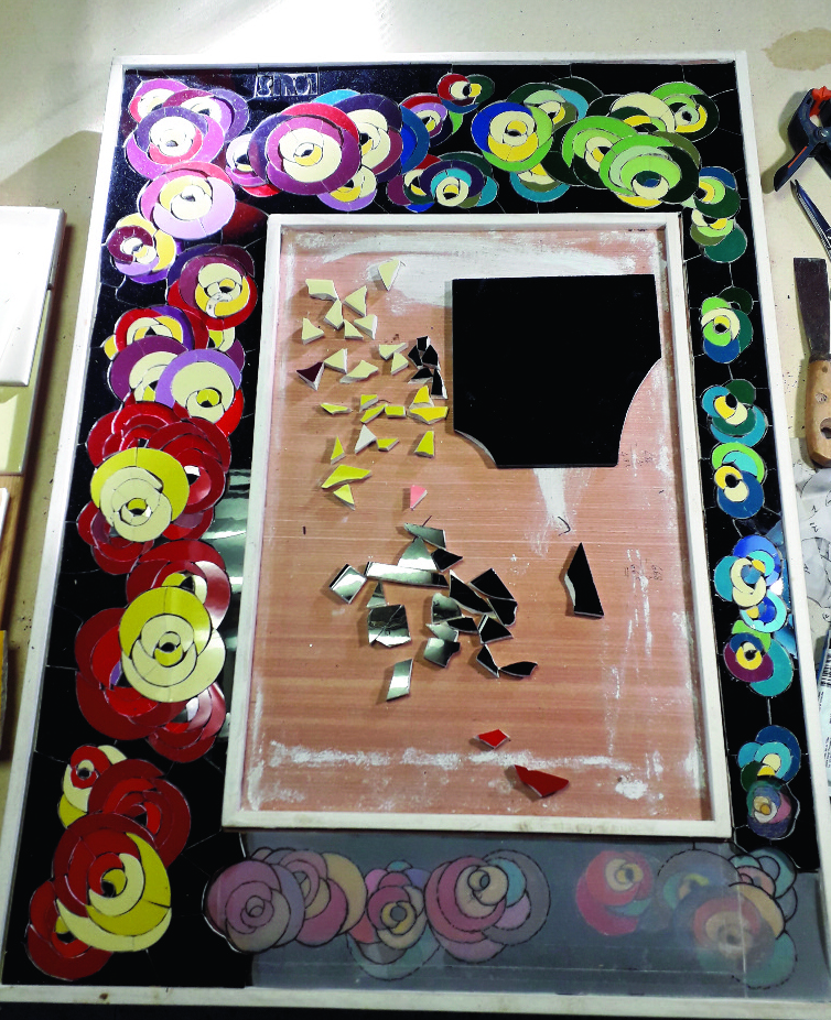 Rainbow flowers en cours